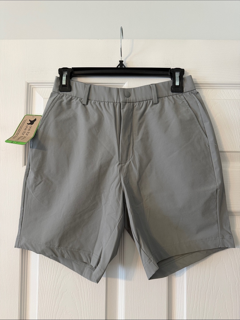 Bearbottom Men's Lightweight Performance Shorts - Gray size S brand new waist 26